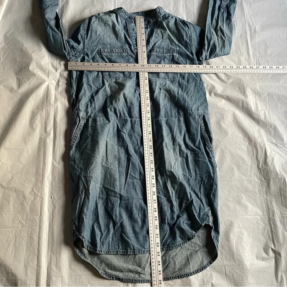 ✨ Joe Fresh Blue Jeans Shirt  Dress! Woman’s Size Small ✨ - Picture 9 of 10